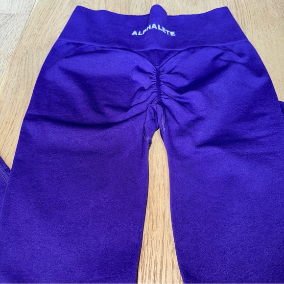 Alphalete Amplify Electric Purple Sz M Legging - Picture 9 of 10